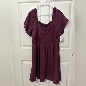 BRAND NEW Old Navy Deep Dark Purple Dress